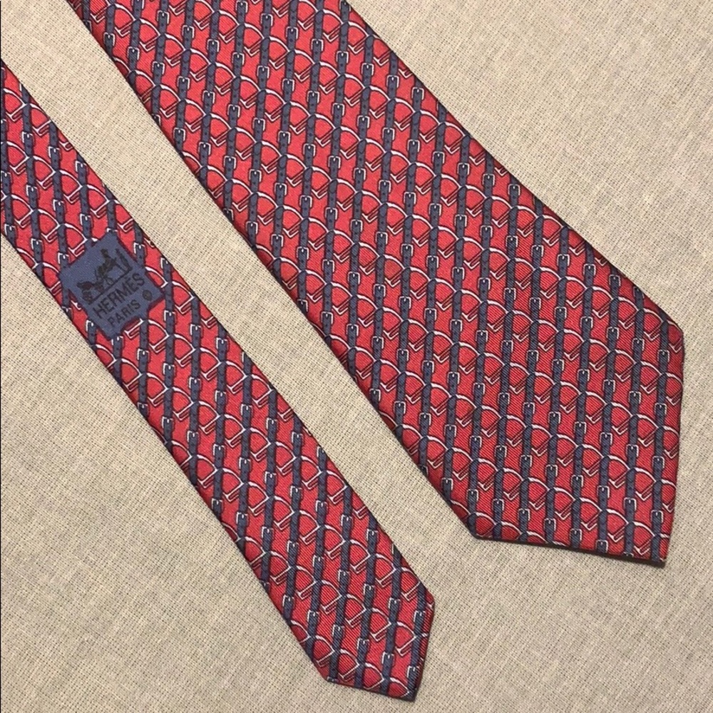 Men's belt patterned tie 100% silk